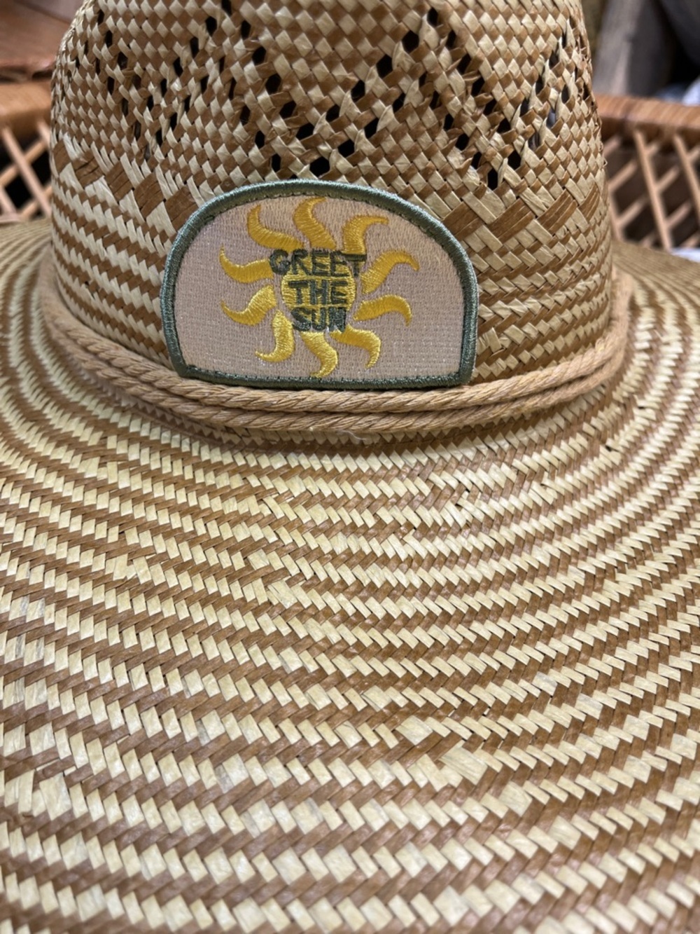 Anthropologie Wyeth Greet The Sun Lifeguard Hat One Size Needs Reshaping - Picture 3 of 7